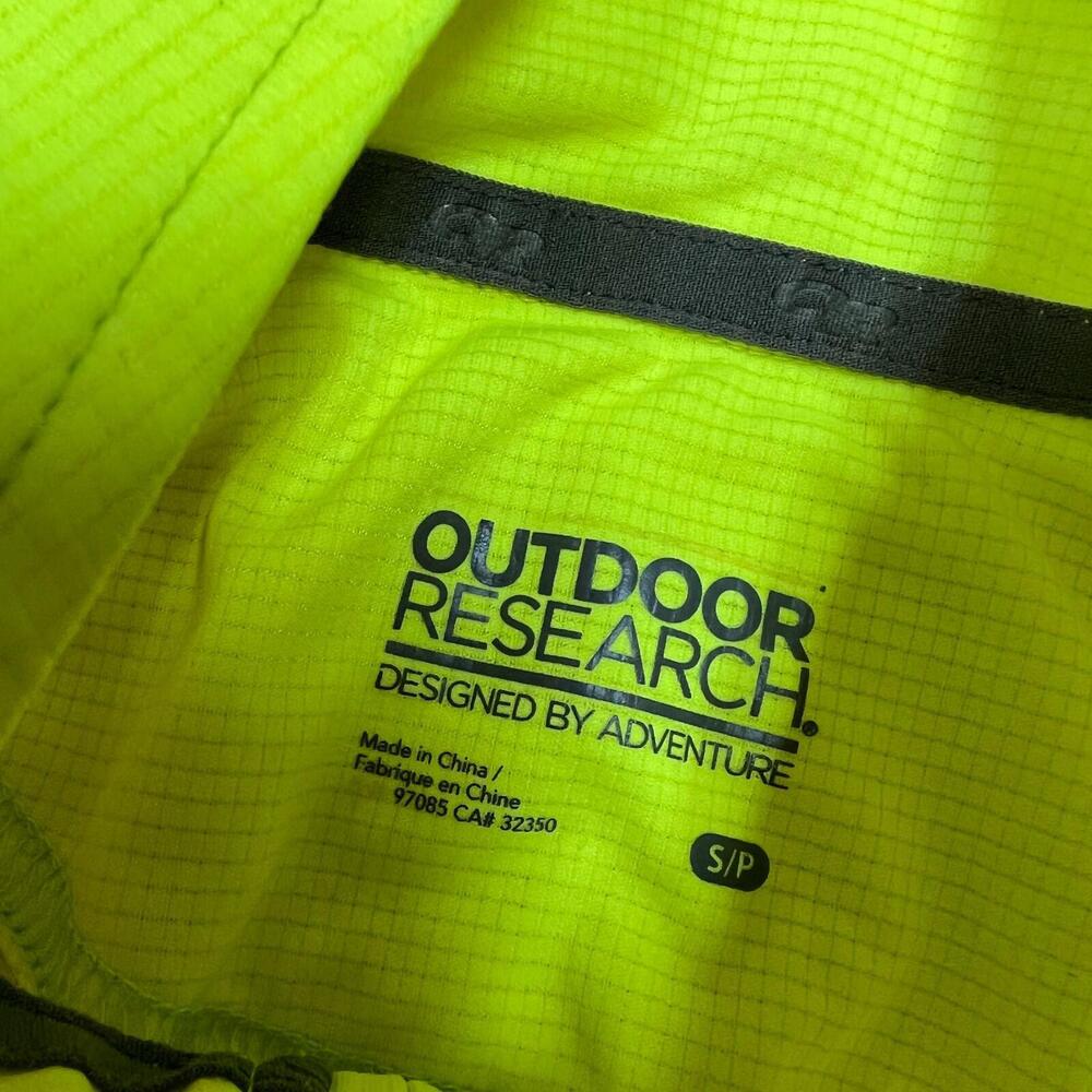 Outdoor Voices Pullover Sweatshirt Lightweight Yellow 1/4 Zip Men's Size Small - Picture 6 of 12